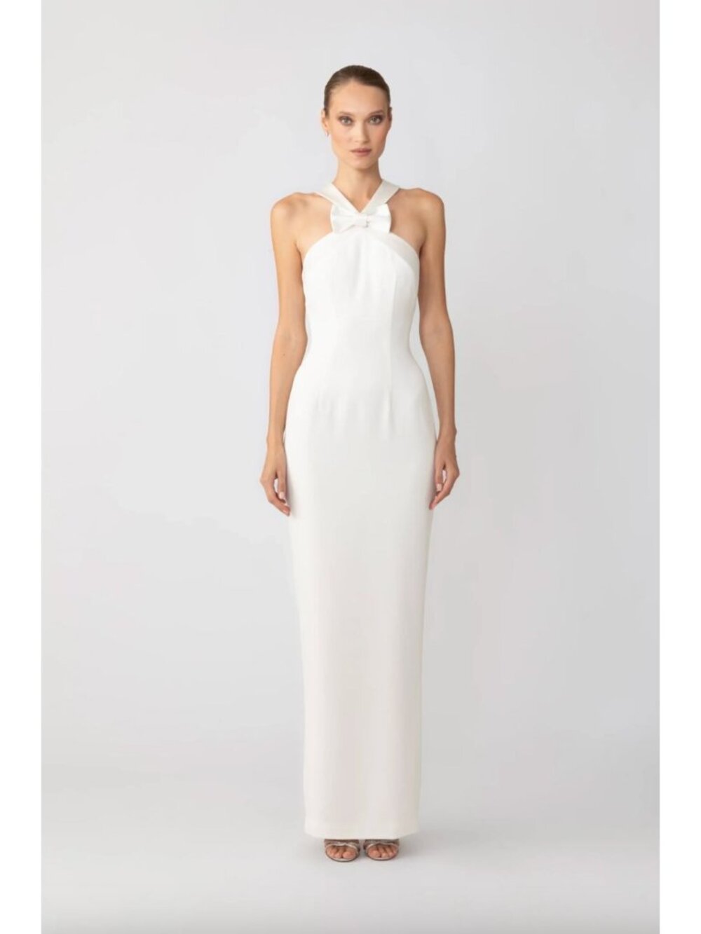 Sau Lee Eloise Bow Gown White Womens Size 2